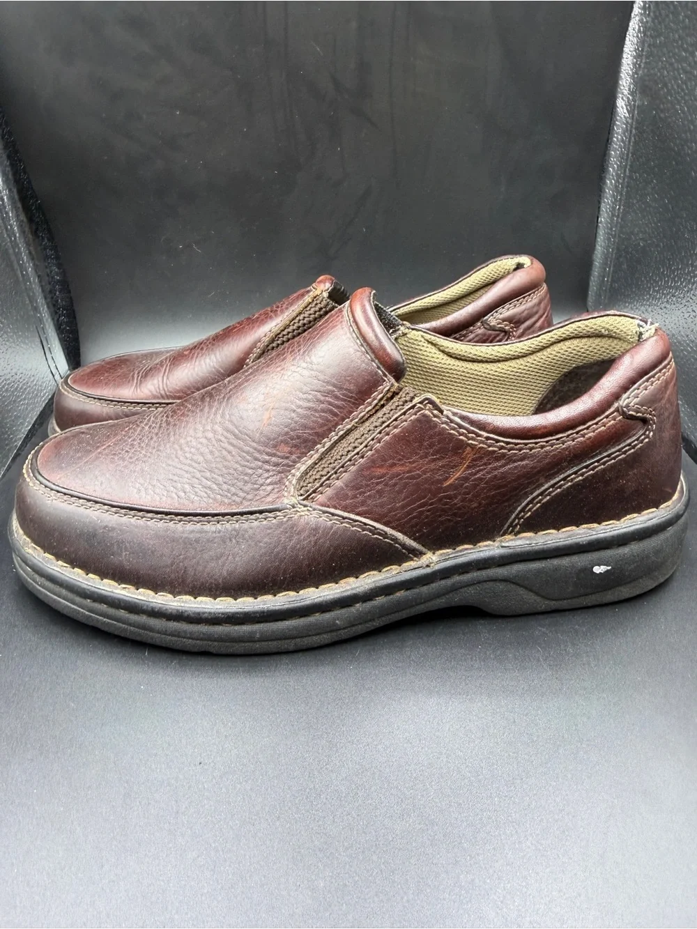 Dockers Men's Slip-On Leather Casual Shoes - Brown